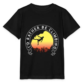 Eher klettern Reiseführer Gift - Stanley/Stella Kinder T-Shirt MINI CREATOR  - Schwarz - Vorne - Mikhail (115cm)