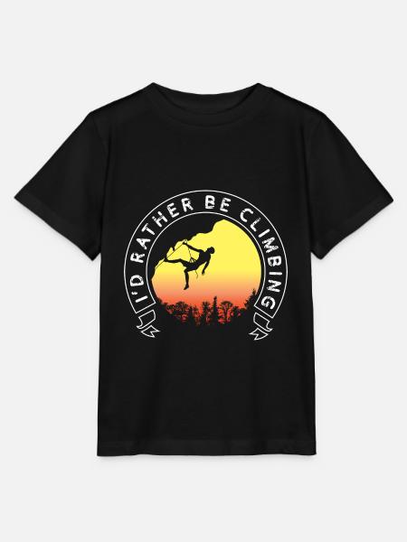 Eher klettern Reiseführer Gift - Stanley/Stella Kinder T-Shirt MINI CREATOR - Schwarz