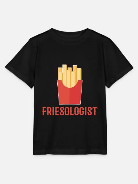 Friesologe Feinschmecker Geschenk - Stanley/Stella Kinder T-Shirt MINI CREATOR - Schwarz