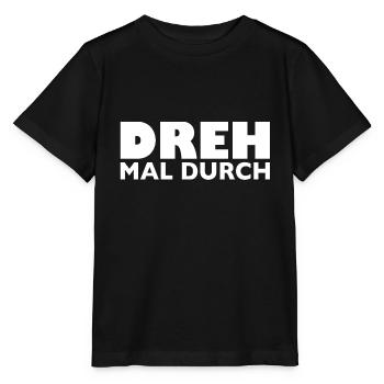 Dreh mal durch - Stanley/Stella Kinder T-Shirt MINI CREATOR  - Schwarz - Vorne - Mikhail (115cm)