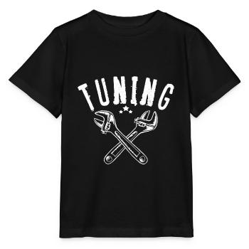Voiture tuning - T-shirt bio MINI CREATOR Stanley/Stella Enfant - noir - Devant - Mikhail (115cm)