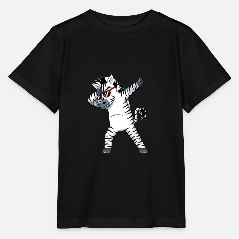 Dabbing Zebra Lustig Dab Tanz Geschenk Geburtstag - Stanley/Stella Kinder T-Shirt MINI CREATOR  - Schwarz