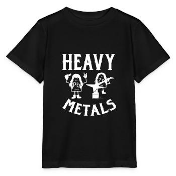 Heavy Metals Schwermetalle Elemente Geschenk - Stanley/Stella Kinder T-Shirt MINI CREATOR  - Schwarz - Vorne - Mikhail (115cm)