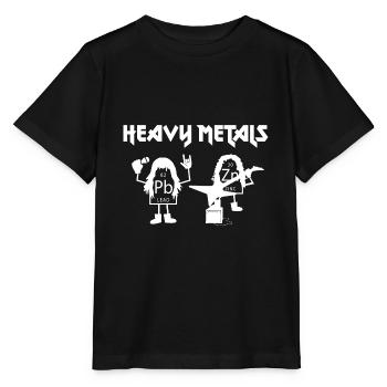 Heavy Metals Schwermetalle Elemente Geschenk - Stanley/Stella Kinder T-Shirt MINI CREATOR  - Schwarz - Vorne - Mikhail (115cm)