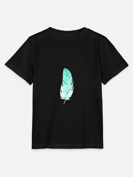 Plume - T-shirt bio MINI CREATOR Stanley/Stella Enfant - noir