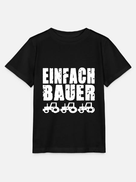EINFACH BAUER - Stanley/Stella Kinder T-Shirt MINI CREATOR - Schwarz