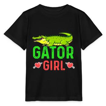 Alligator - Stanley/Stella Kinder T-Shirt MINI CREATOR  - Schwarz - Vorne - Mikhail (115cm)
