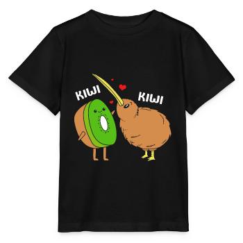 kiwi-oiseau kiwi - T-shirt bio MINI CREATOR Stanley/Stella Enfant - noir - Devant - Mikhail (115cm)