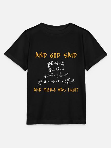 Maxwell Gleichung Lustige Physik Witz Professor - Stanley/Stella Kinder T-Shirt MINI CREATOR - Schwarz