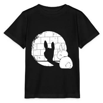 Rabbit Shadow Heavy Metal Hand Sign Shadow - Stanley/Stella Kinder T-Shirt MINI CREATOR  - Schwarz - Vorne - Mikhail (115cm)