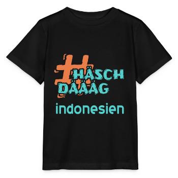 indonesien - Stanley/Stella Kinder T-Shirt MINI CREATOR  - Schwarz - Vorne - Mikhail (115cm)