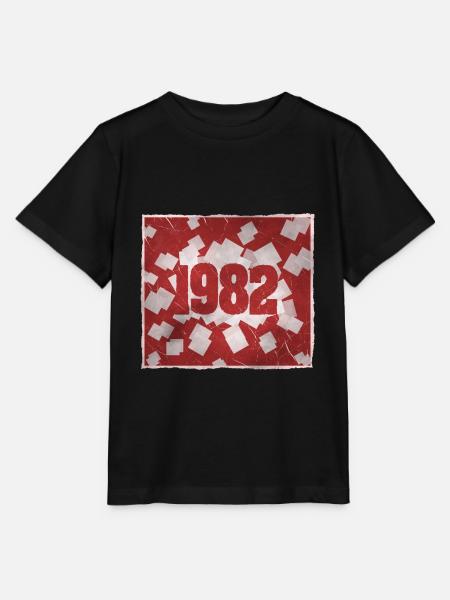 Geboren 1982 - Stanley/Stella Kinder T-Shirt MINI CREATOR  - Schwarz
