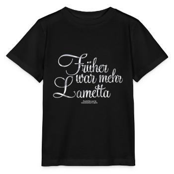 Früher war mehr Lametta - Stanley/Stella Kinder T-Shirt MINI CREATOR  - Schwarz - Vorne - Mikhail (115cm)