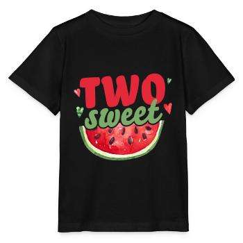 two Sweet zweiter Geburtstag 2 Jahre Geschenk Kids - Stanley/Stella Kinder T-Shirt MINI CREATOR  - Schwarz - Vorne - Mikhail (115cm)