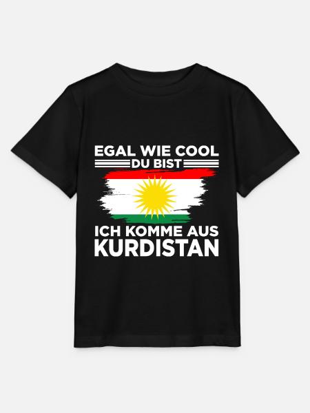 Egal wie cool du bist ich komme aus Kurdistan - Stanley/Stella Kinder T-Shirt MINI CREATOR  - Schwarz