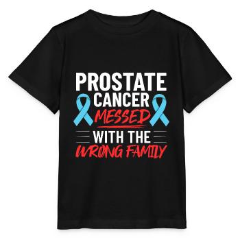 Prostate Cancer Prostate Cancer Chemo - Stanley/Stella MINI CREATOR Kids’ T-Shirt - black - Front - Mikhail (115cm)