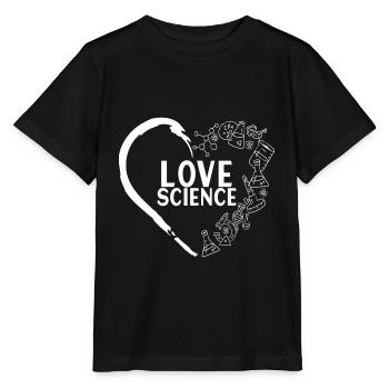 Chemistry Biochemistry - Stanley/Stella MINI CREATOR Kids’ T-Shirt - black - Front - Mikhail (115cm)