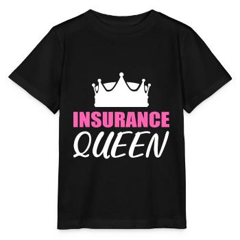 Insurance Queen Insurer Gift - Stanley/Stella MINI CREATOR Kids’ T-Shirt - black - Front - Mikhail (115cm)