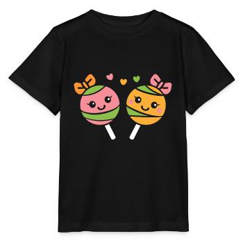 bonbon - T-shirt bio MINI CREATOR Stanley/Stella Enfant - noir - Devant - Mikhail (115cm)