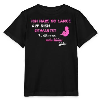 Ich habe so lange auf dich gewartet PNK WE - T-shirt bio MINI CREATOR Stanley/Stella Enfant - noir - Devant - Mikhail (115cm)