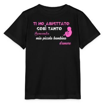 Je t'ai tant attendu PNK WE - T-shirt bio MINI CREATOR Stanley/Stella Enfant - noir - Devant - Mikhail (115cm)