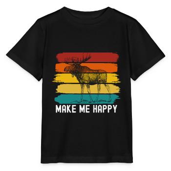 Élan - T-shirt bio MINI CREATOR Stanley/Stella Enfant - noir - Devant - Mikhail (115cm)