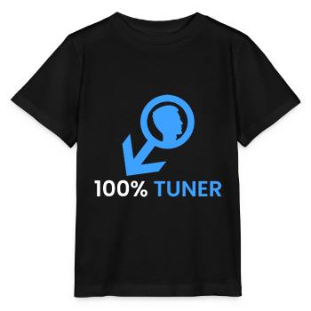 100% Tuner - T-shirt bio MINI CREATOR Stanley/Stella Enfant - noir - Devant - Mikhail (115cm)