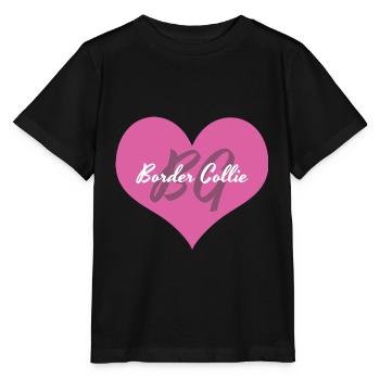 Border Collie - Stanley/Stella MINI CREATOR Kids’ T-Shirt - black - Front - Mikhail (115cm)
