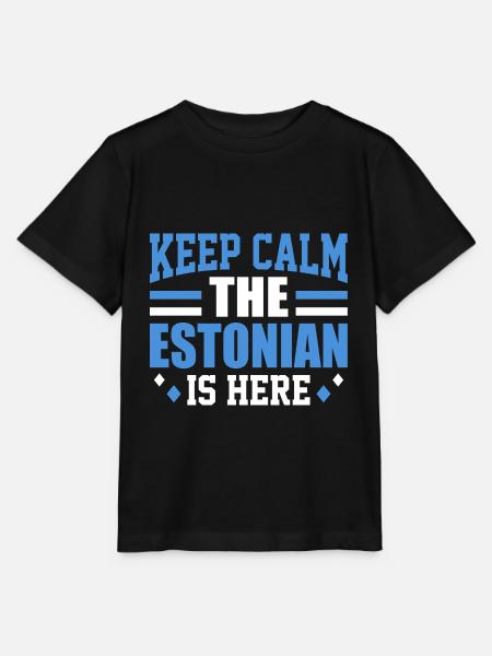 Estland - Stanley/Stella Kinder T-Shirt MINI CREATOR - Schwarz