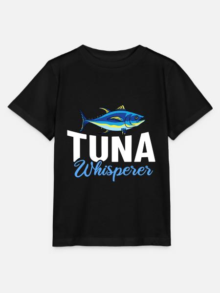 Roter Thunfisch Blauflossenfischer Griechisch - Stanley/Stella Kinder T-Shirt MINI CREATOR  - Schwarz