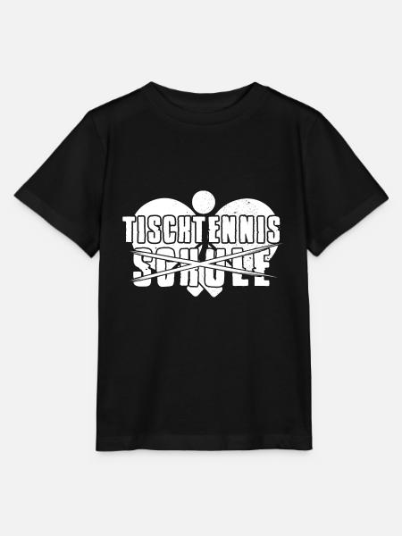 Table tennis instead of school Table tennis - Stanley/Stella MINI CREATOR Kids’ T-Shirt - black