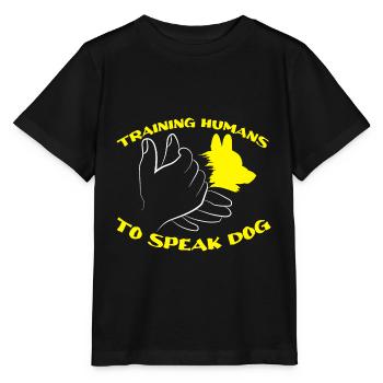 Dog Trainer Dog Training Dog - Stanley/Stella MINI CREATOR Kids’ T-Shirt - black - Front - Mikhail (115cm)