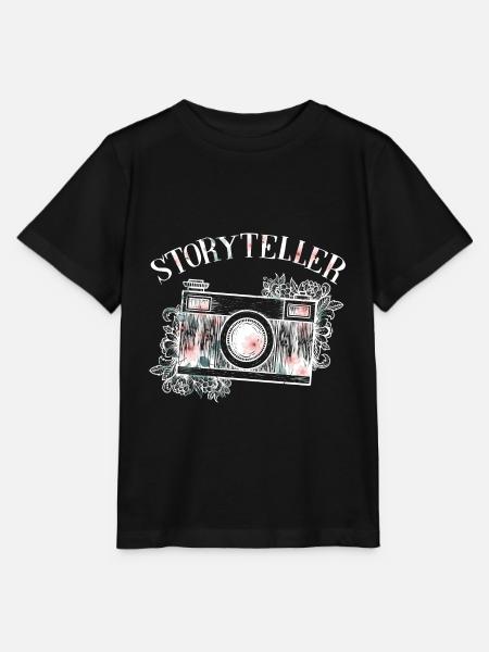 Photography Camera Lens - Stanley/Stella Kinder T-Shirt MINI CREATOR  - Schwarz