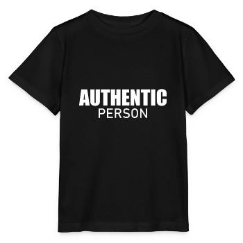 Authentic person - Authentische Person - Stanley/Stella Kinder T-Shirt MINI CREATOR  - Schwarz - Vorne - Mikhail (115cm)