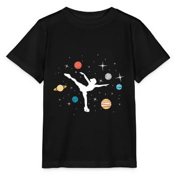 Patins de patinage de patinage artistique - T-shirt bio MINI CREATOR Stanley/Stella Enfant - noir - Devant - Mikhail (115cm)