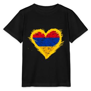 Armenia - Stanley/Stella MINI CREATOR Kids’ T-Shirt - black - Front - Mikhail (115cm)
