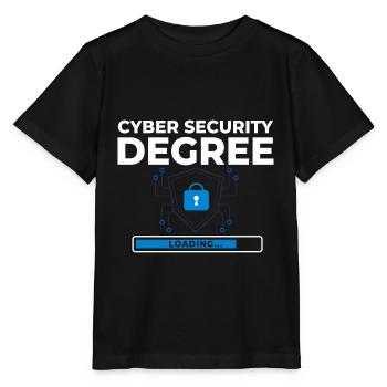 Cyber Security Information Computer Sicherheit - Stanley/Stella Kinder T-Shirt MINI CREATOR  - Schwarz - Vorne - Mikhail (115cm)