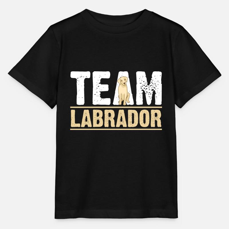 Chien Labrador - T-shirt bio MINI CREATOR Stanley/Stella Enfant - noir