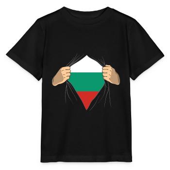 Bulgaria - Stanley/Stella MINI CREATOR Kids’ T-Shirt - black - Front - Mikhail (115cm)