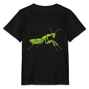 Mante religieuse - T-shirt bio MINI CREATOR Stanley/Stella Enfant - noir - Devant - Mikhail (115cm)