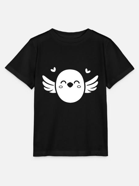 Taube - Stanley/Stella Kinder T-Shirt MINI CREATOR - Schwarz