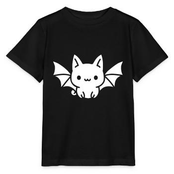chauve-souris - T-shirt bio MINI CREATOR Stanley/Stella Enfant - noir - Devant - Mikhail (115cm)