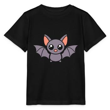 chauve-souris - T-shirt bio MINI CREATOR Stanley/Stella Enfant - noir - Devant - Mikhail (115cm)