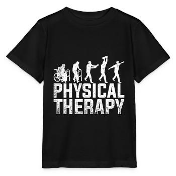 Evolution Physiotherapie - Stanley/Stella Kinder T-Shirt MINI CREATOR  - Schwarz - Vorne - Mikhail (115cm)