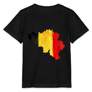Belgique - T-shirt bio MINI CREATOR Stanley/Stella Enfant - noir - Devant - Mikhail (115cm)