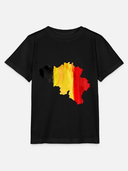 Belgien - Stanley/Stella Kinder T-Shirt MINI CREATOR - Schwarz