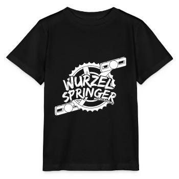 Mountain Biker / MTB Downhill Fahrrad geschenk - Stanley/Stella Kinder T-Shirt MINI CREATOR  - Schwarz - Vorne - Mikhail (115cm)