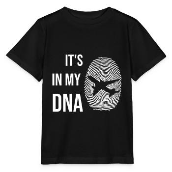 Pilot Aircraft Aviation Aviation Cadeau - T-shirt bio MINI CREATOR Stanley/Stella Enfant - noir - Devant - Mikhail (115cm)