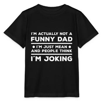 Geschenkidee für Papa - Stanley/Stella Kinder T-Shirt MINI CREATOR  - Schwarz - Vorne - Mikhail (115cm)