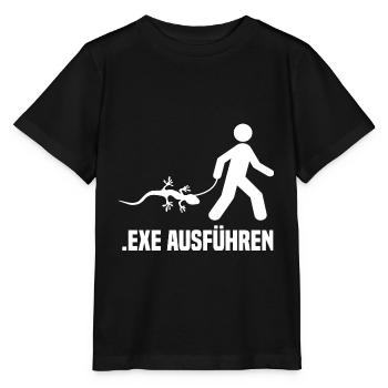 .EXE ausführen - Admin - Stanley/Stella Kinder T-Shirt MINI CREATOR  - Schwarz - Vorne - Mikhail (115cm)